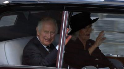 The King went to Llandaff Cathedral, the Senedd and a reception at Cardiff Castle