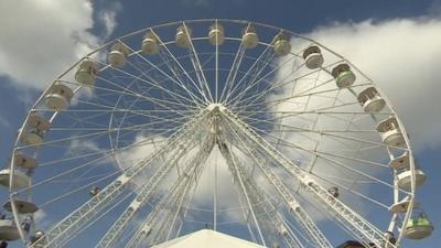 The Dudley Eye ferris wheel