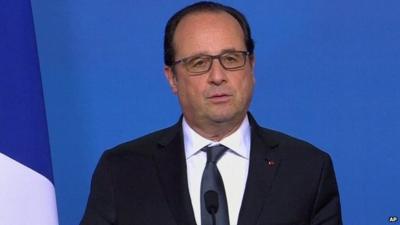 French President Francois Hollande