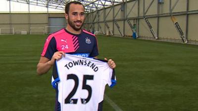 Newcastle winger Andros Townsend