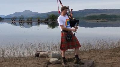 Scots have once again paid tribute to the NHS and key workers.