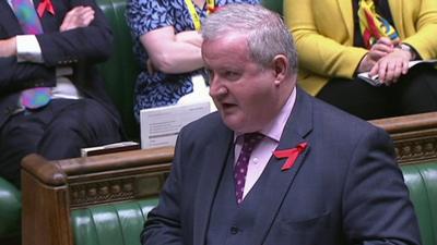 SNP's Ian Blackford in the House of Commons