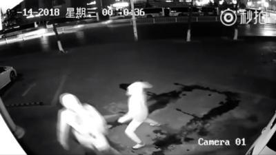 Botched burglary in Shanghai