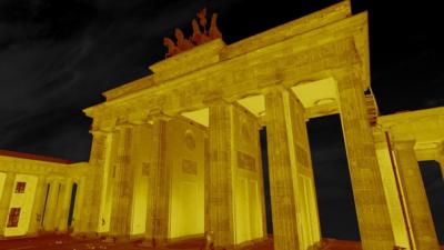 Laser scan of the Brandenburg Gate
