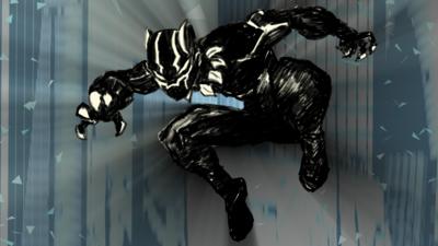 Artistic impression of Black Panther