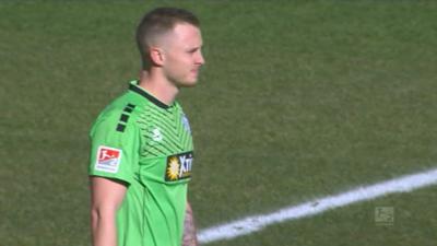 MSV Duisburg goalkeeper Mark Flekken