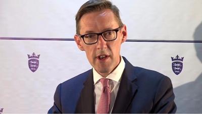 Jersey's Chief Minister, Senator Ian Gorst