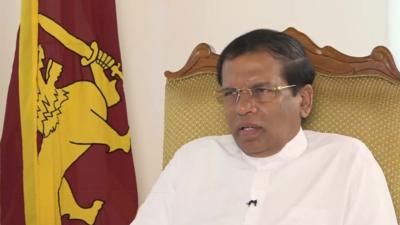 Sri Lankan President Maithripala Sirisena.