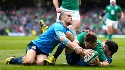 Ireland's Jamie Heaslip