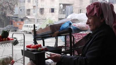 A resident inside rebel-held Aleppo