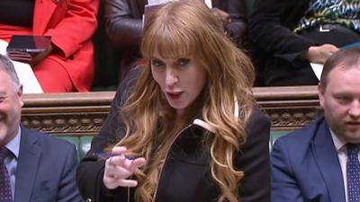 Labour deputy leader Angela Rayner at Deputy Prime Minister's Questions