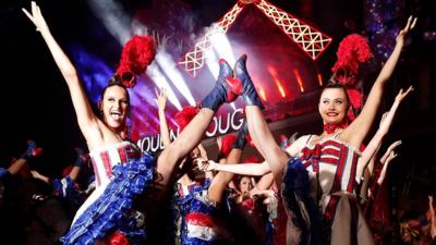 Two Moulin Rouge dancers