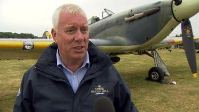 Colin Hitchin, flypast event organiser