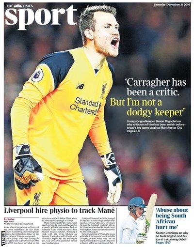 Times back page