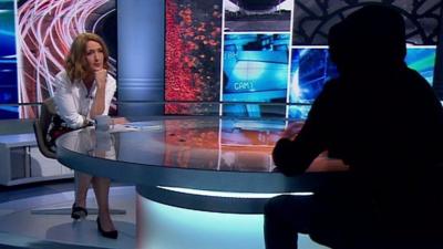 Victoria Derbyshire listens to former spy