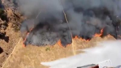 Wildfires are raging across Northern California, which were sparked by dry lightning during a heatwave.