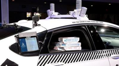 Ford driverless delivery car