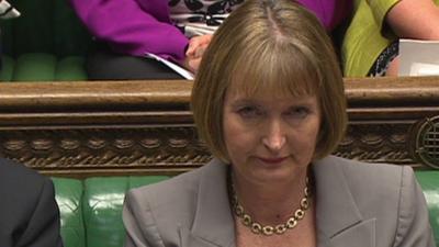 Harriet Harman at final PMQs as Labour leader