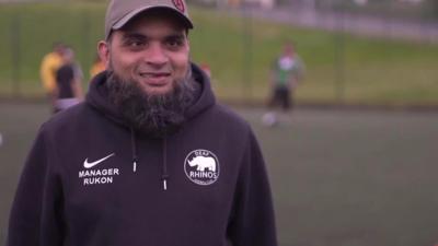 Deaf Rhinos coach Rukon