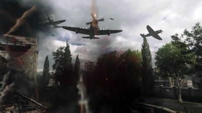 A scene from Call of Duty: WWII