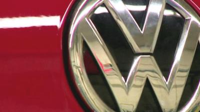 VW car badge