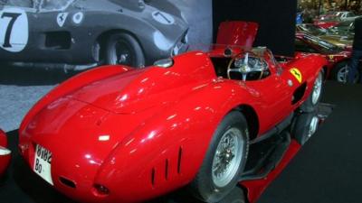 A rare Ferrari 335 Sport Scaglietti is expected to fetch millions of euros at auction