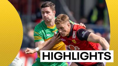 Action from the Ulster Football Senior Championship Quarter-Final