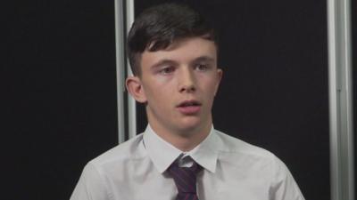 Newsround spoke to a number of boys in year nine and 10 of high school and all of them have told us that they feel pressure from social media to look a certain way.