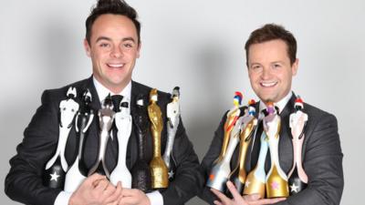 Ant and Dec with Brit Awards