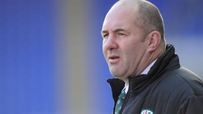 London Irish head coach Tom Coventry