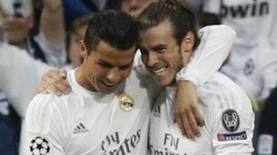 Gareth Bale and Cristiano Ronaldo