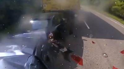 Dashcam crash