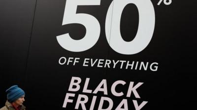 Black Friday sale sign