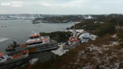 Full scale of Storm Emma damage in Holyhead is revealed