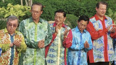 Leaders at Apec in Nov 1998