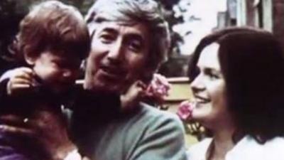 Georgi Markov with his family