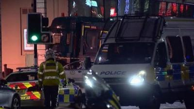 Glasgow bin lorry crash