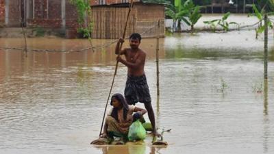 Locals are forced to take shelter in squalid conditions, camping on roadsides with little food and water.