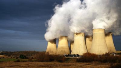 The E.ON run Ratcliffe-on-Soar power station, 13th December, 2009.