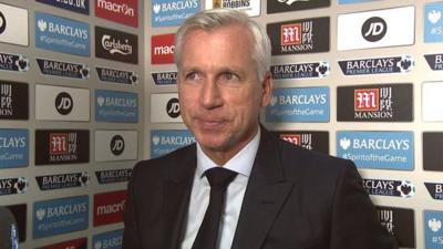 Crystal Palace manager Alan Pardew