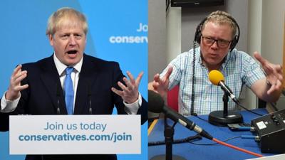 Boris Johnson and Jon Culshaw