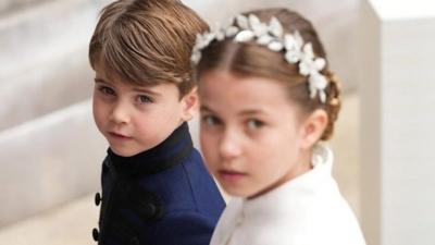 Prince Louis and Princess Charlotte