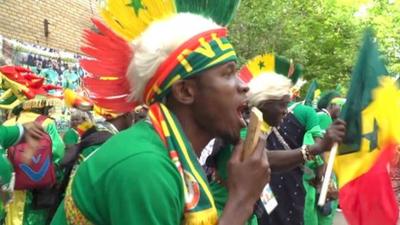 Senegalese fans