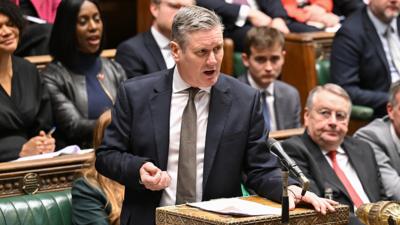 Keir Starmer in the Commons