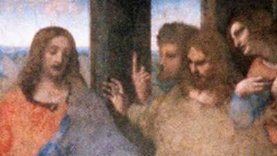 Detail of Leonardo da Vinci's The Last Supper