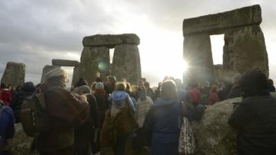 Sunrise at Stonehenge