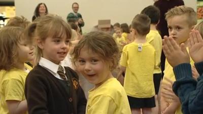 Primary School children in Carlisle