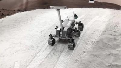 Aberystwyth University's mini-Mars rover, Blodwen