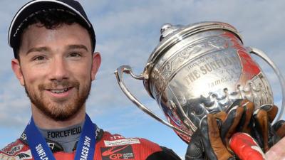 Glenn Irwin won the Sunflower Trophy for the first time