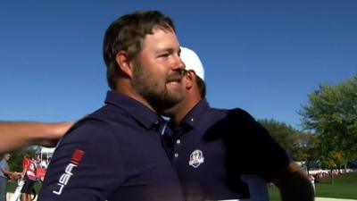 Moore wins Ryder Cup for US